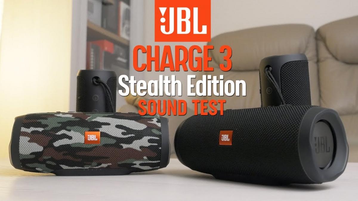JBL Charge 3 Stealth Edition recensione