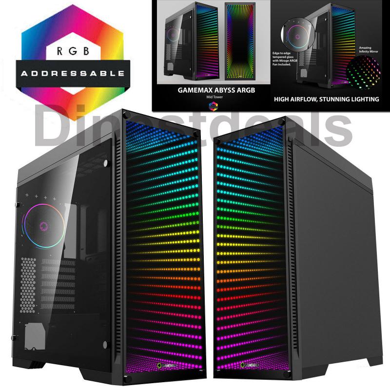 GameMax Abyss ARGB PC Case da gioco E-ATX